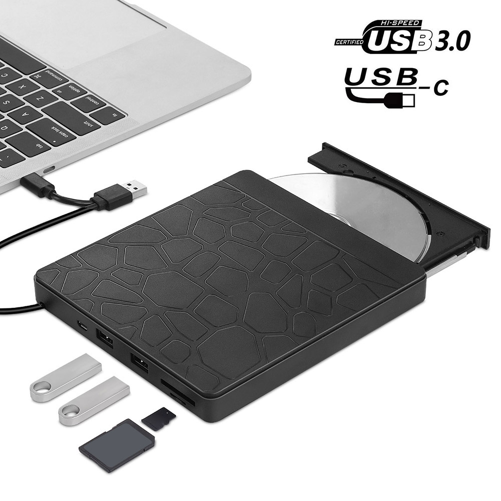 USB 3.0 ܺ DVD CD  ̺  ROM ũ  ޴ VCD ÷̾  ̺ Mac ũž Ʈ   Ʈ